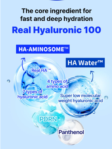 WELLAGE Real Hyaluronic Blue 100 Ampoule 75ml