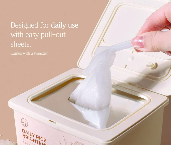 PRETTYSKIN Daily Rice Brightening Mask (30 Sheets)