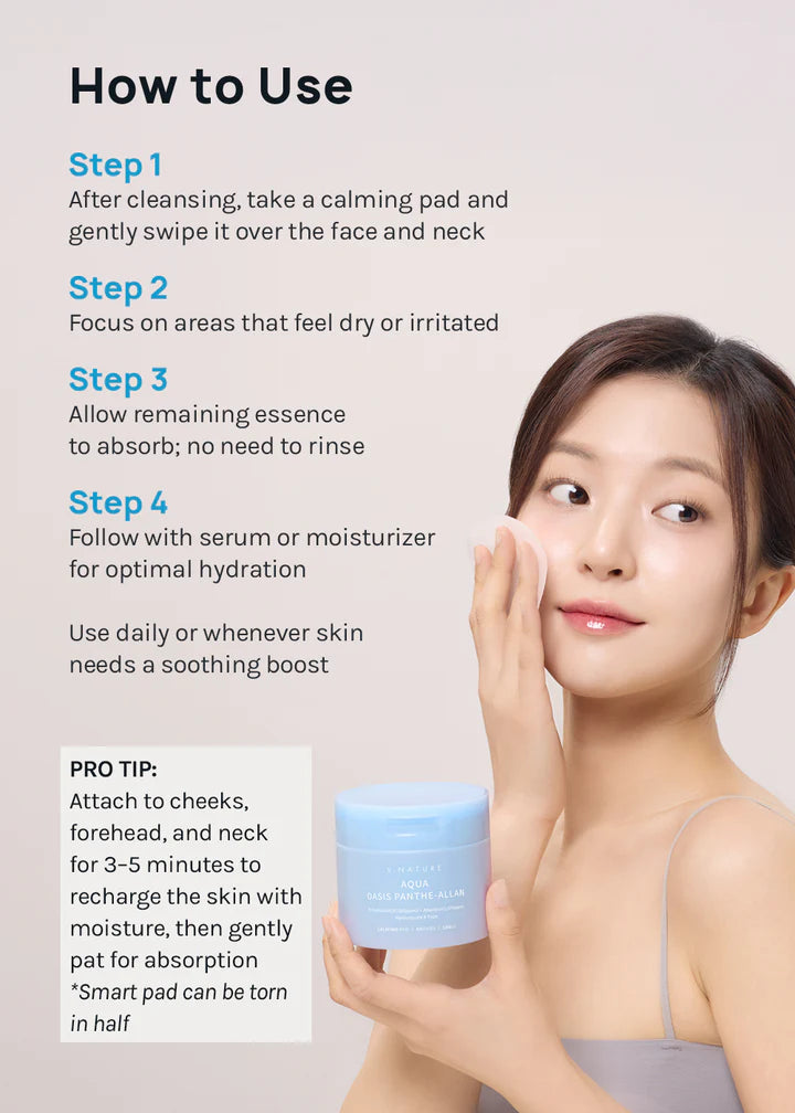 S.NATURE Aqua Oasis Panthe-Allan Calming Pad 60 pads