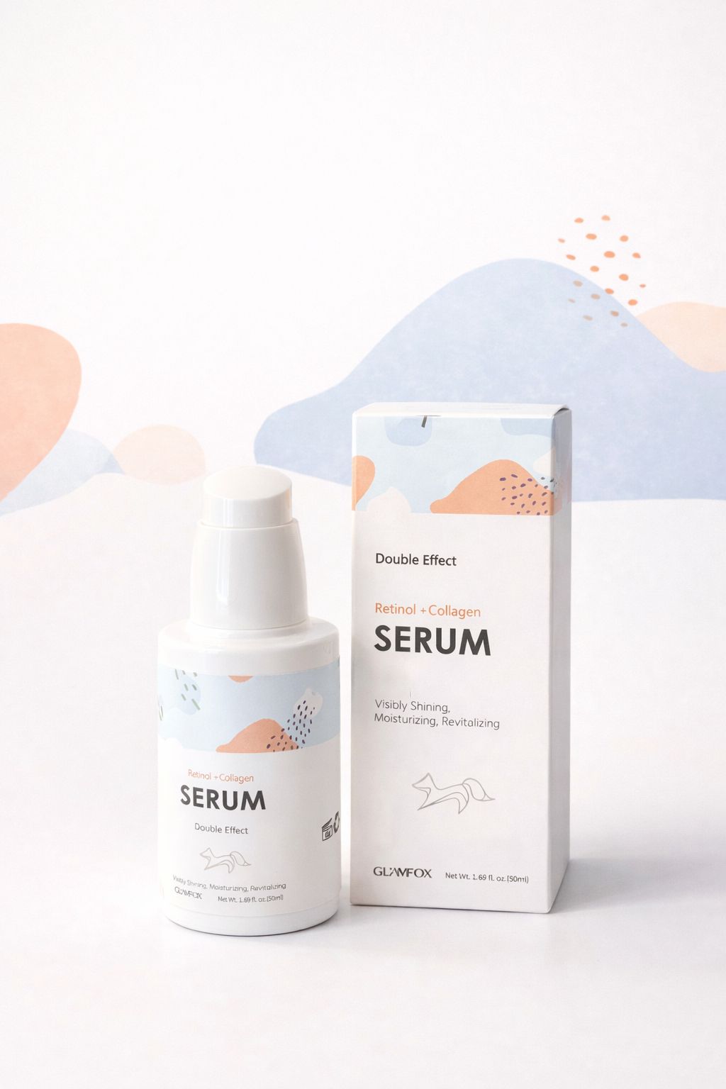 GlamFox Retinol + Collagen Serum Double Effect