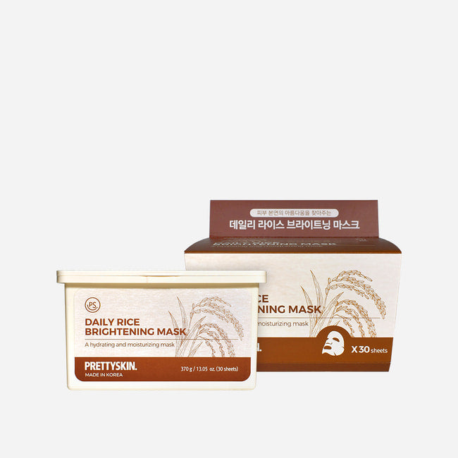 PRETTYSKIN Daily Rice Brightening Mask (30 Sheets)