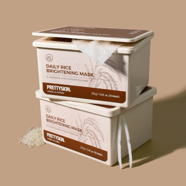 PRETTYSKIN Daily Rice Brightening Mask (30 Sheets)